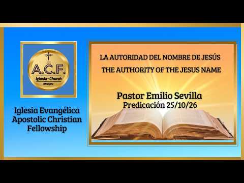 The authority in the name of Jesus — sermon cover
